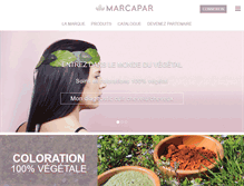 Tablet Screenshot of marcapar.com